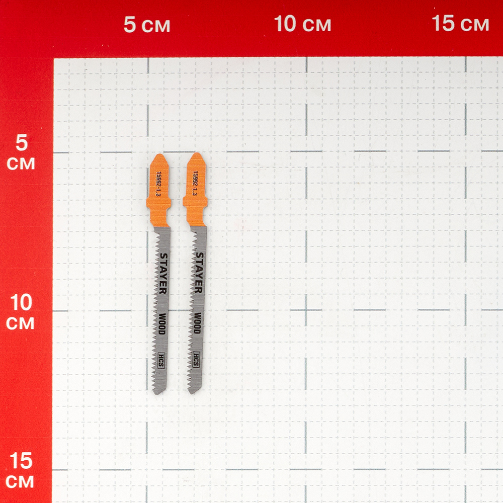 Пилки для лобзика Stayer T101AO (15992-1.3_z02) по дереву L50 мм чистый рез (2 шт.) Вид№3