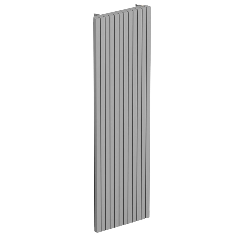 фото Радиатор стальной jaga tetra wall 50 мм 1 секция 1/2 нижнее подключение 1800х410 мм серый