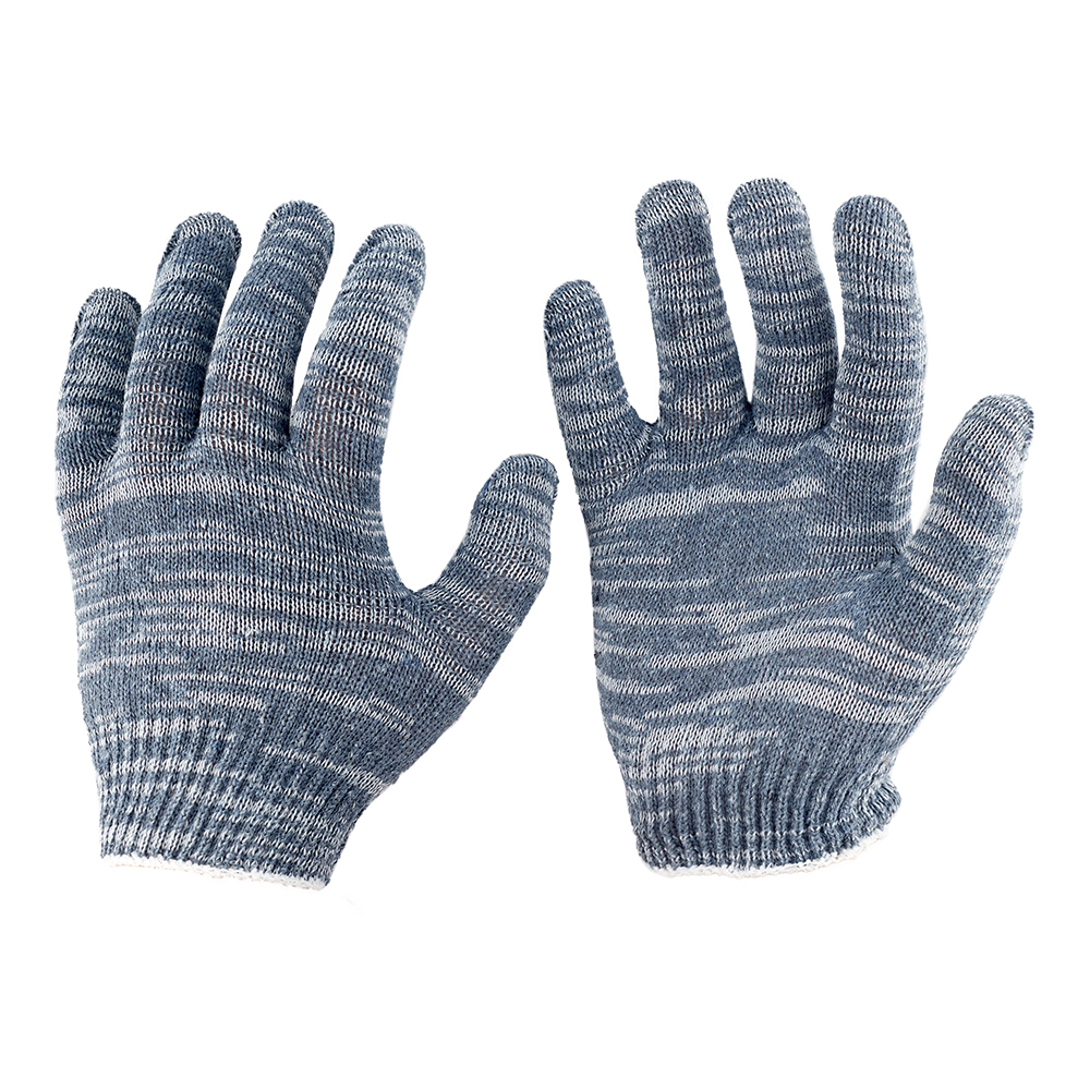Перчатки х/б 4 нити графит 9 (XL) перчатки для защиты от порезов scaffa dy1350s or blk размер 10