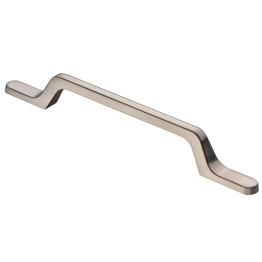 Ручка-скоба мебельная Kerron Metallic 195 мм металлическая сталь (S-2430-128 ST) ручка скоба kerron s 2420 160 st 160мм сталь
