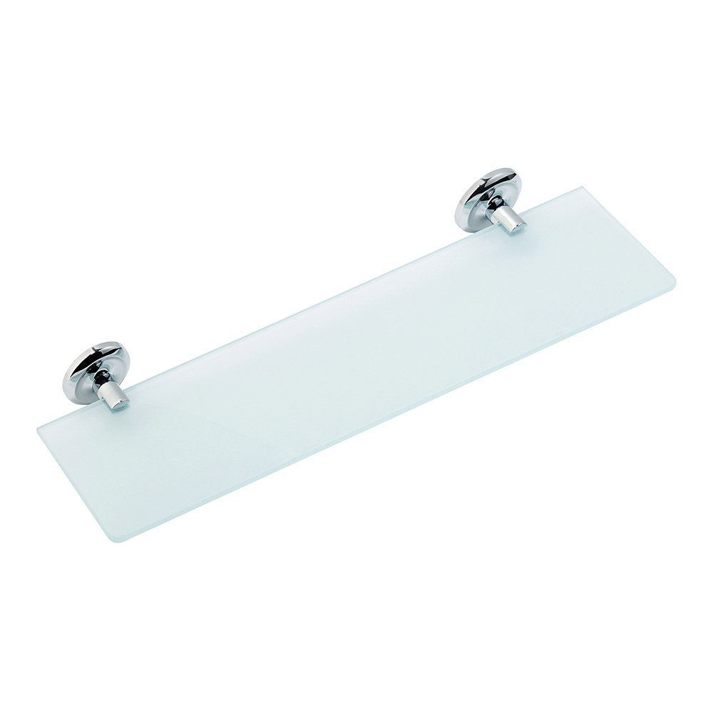 Полка для ванной Fora Drop 478х147х56 мм стекло/металл хром (FOR-DP034/6826) полка fora marble для ванной комнаты одинарная