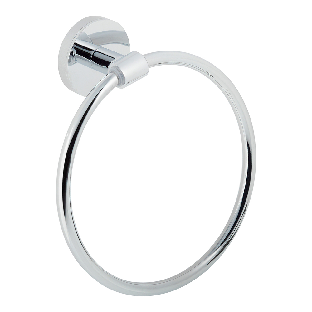 Полотенцедержатель кольцо Fora Lord d155 мм на шуруп нержавеющая сталь хром (FOR-LORD011CR/2637) полотенцедержатель тройной поворотный fora lord черный