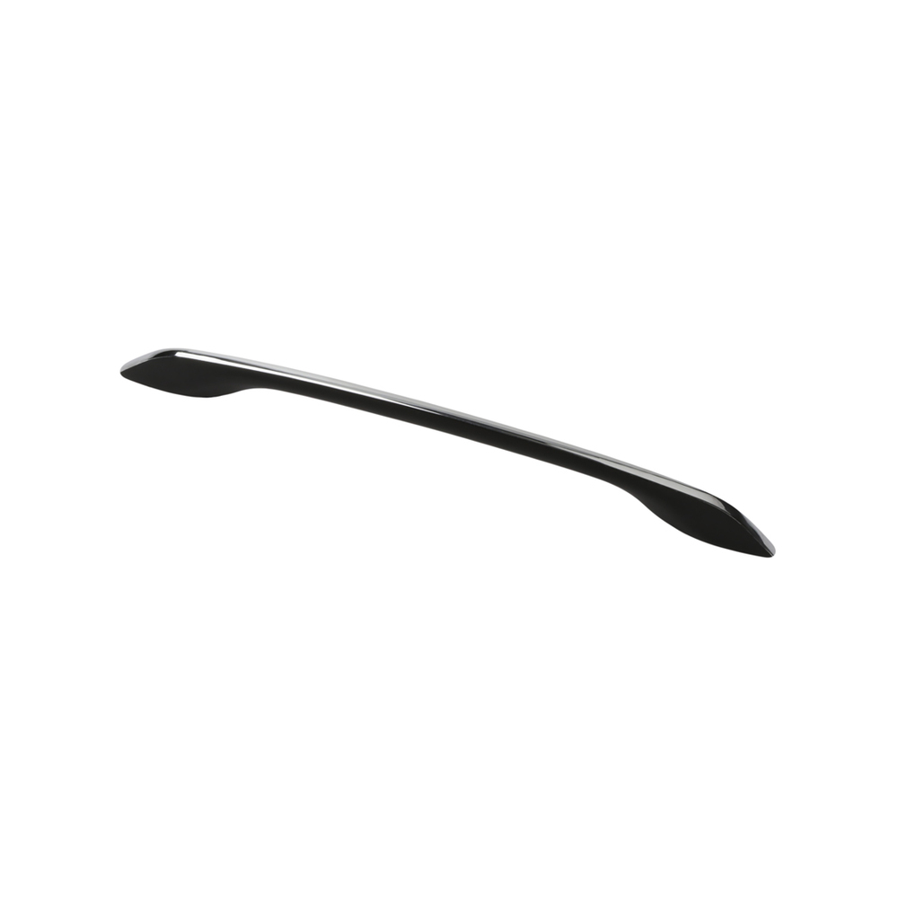 Ручка-скоба мебельная Kerron Metallic 275 мм металлическая черная/хром (S-3900-224(256) BL)