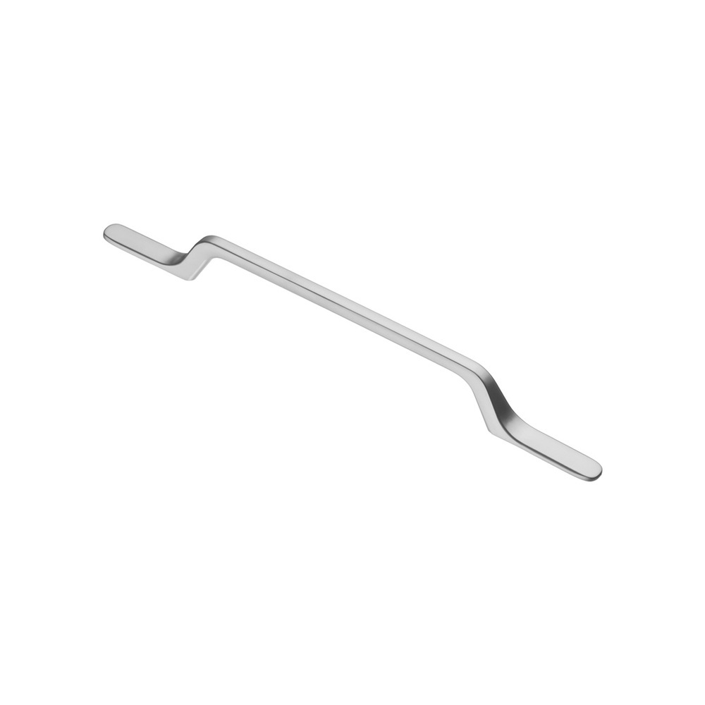 Ручка-скоба мебельная Kerron Metallic 260 мм металлическая матовый хром (S-3940-160 SC)