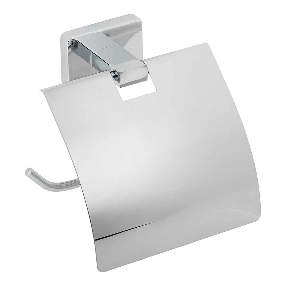 фото Держатель для туалетной бумаги fora style с крышкой металл хром (st015/8359)
