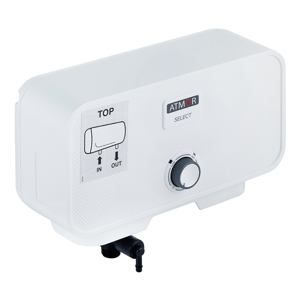 Водонагреватель проточный Atmor Select TR электрический 12 кВт горизонтальный проточный водонагреватель электрический atmor select 5kw 31956415 квт белый