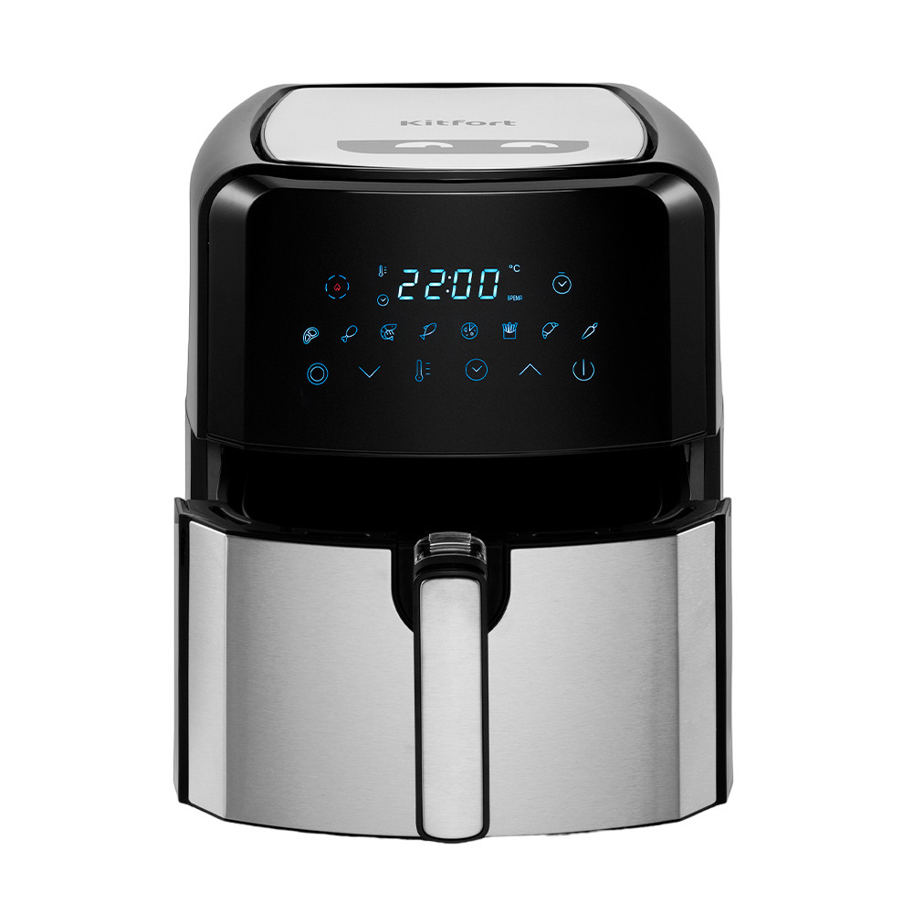 Аэрогриль Kitfort КТ-2239 черный/серебристый