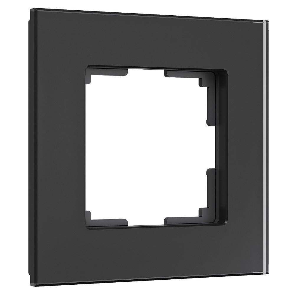 рамка werkel acrylic одноместная черная a059316 Рамка Werkel Senso одноместная черная (a064572)