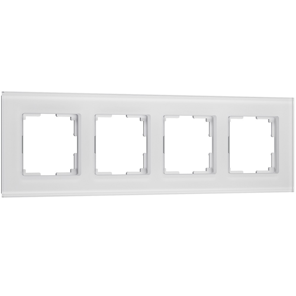 рамка werkel acrylic четырехместная белая a062131 Рамка Werkel Senso четырехместная белая (a064567)