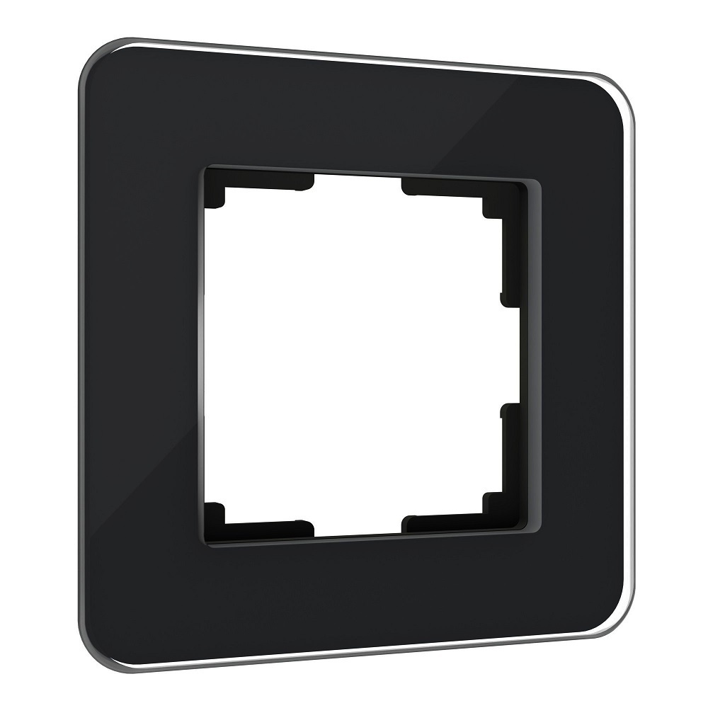 рамка werkel acrylic одноместная черная a059316 Рамка Werkel Elite одноместная черная (a063819)