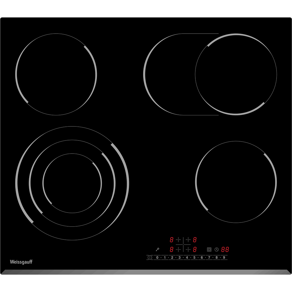 Варочная панель электрическая Weissgauff HV 643 BS Black Edition 4 ...