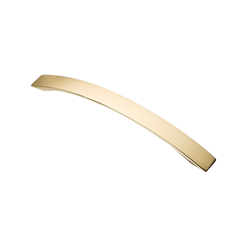 Ручка-скоба мебельная Kerron Metallic 190 мм металлическая золото (S-2242-160 OT)