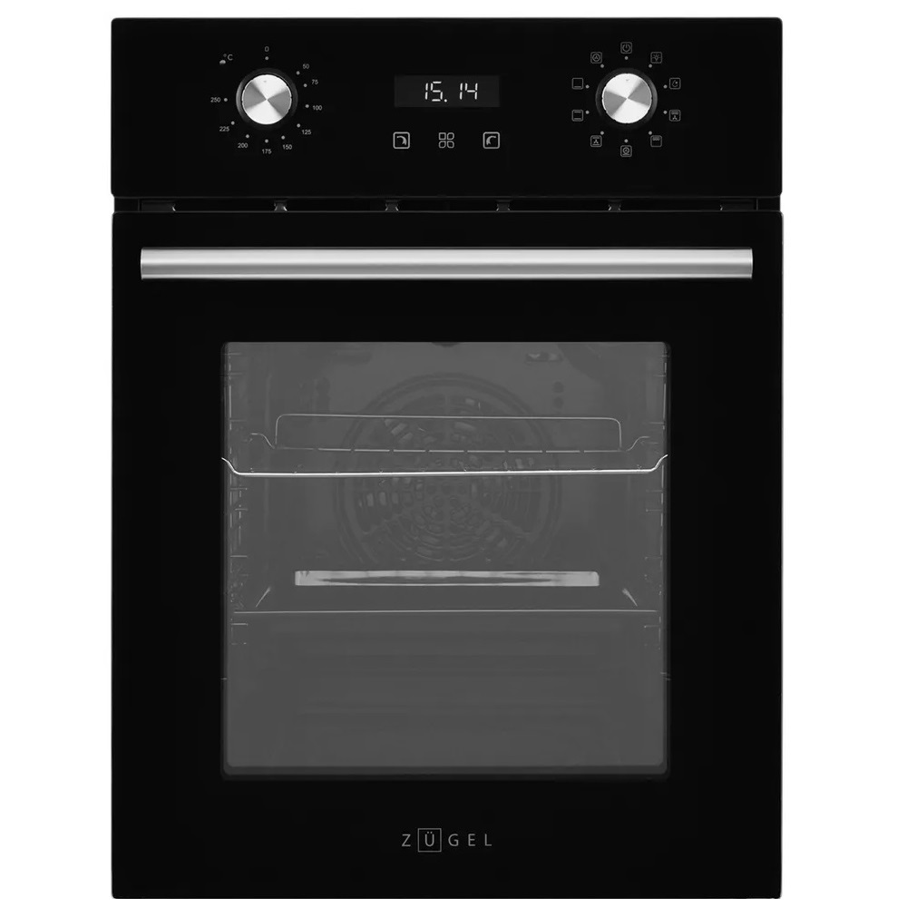 Духовой шкаф электрический встраиваемый Zugel ZOE452B 450 мм черный ...