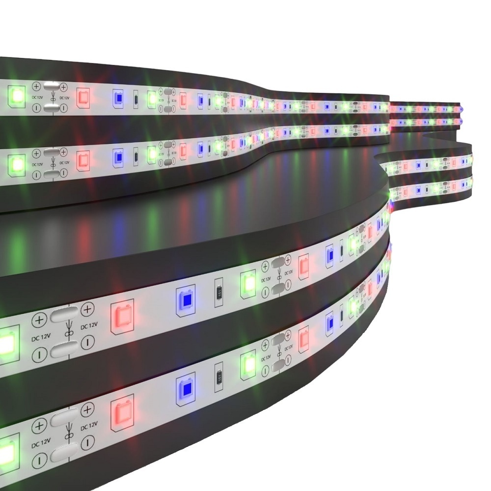 фото Лента светодиодная smd 2835 elektrostandard (a050578) rgb свет 4,8 вт 12 в ip20 5 м