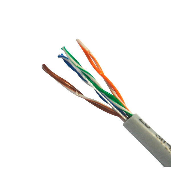 Интернет-кабель (витая пара) UTP 4PR CAT5e 4х2х0,5 мм Proconnect Light интернет кабель витая пара u utp 4pr cat5e 4х2х0 45 мм pvc generica