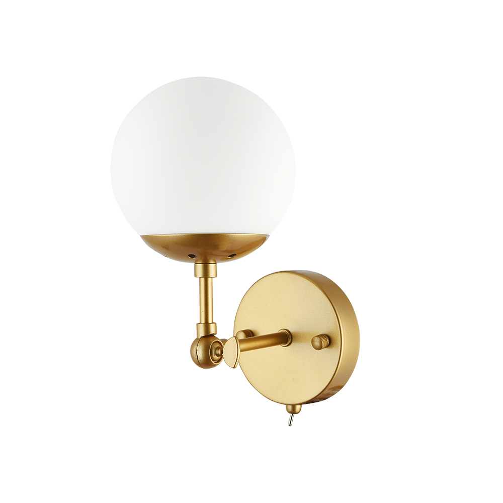 фото Бра arte lamp bolla (a1664ap-1go) e14 40 вт 230 в золото ip20