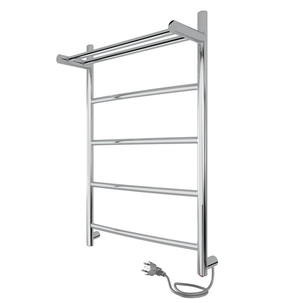 

Полотенцесушитель электрический Indigo Arc с полкой 600х400 мм 80 Вт хром