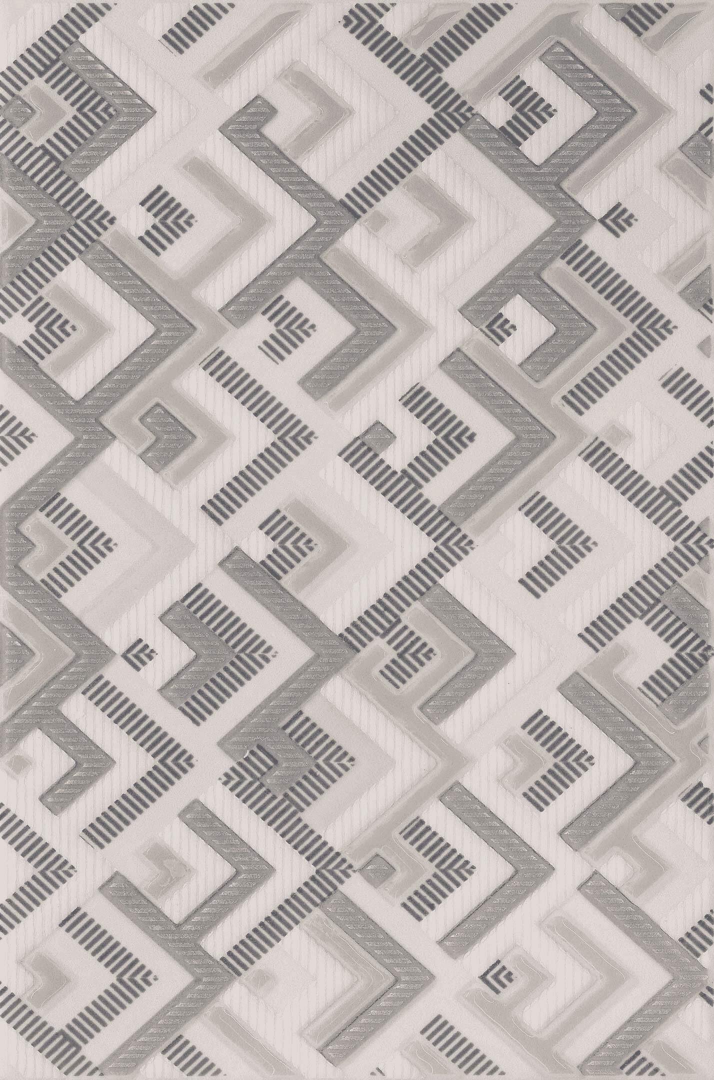 Плитка декор Axima Наварра D серый 300x200x7 мм
