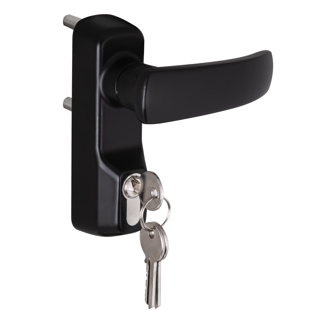 Ручка дверная Fuaro AP.H-136 для антипаники 1700В/1700С с ключом черная (46369) 46369
