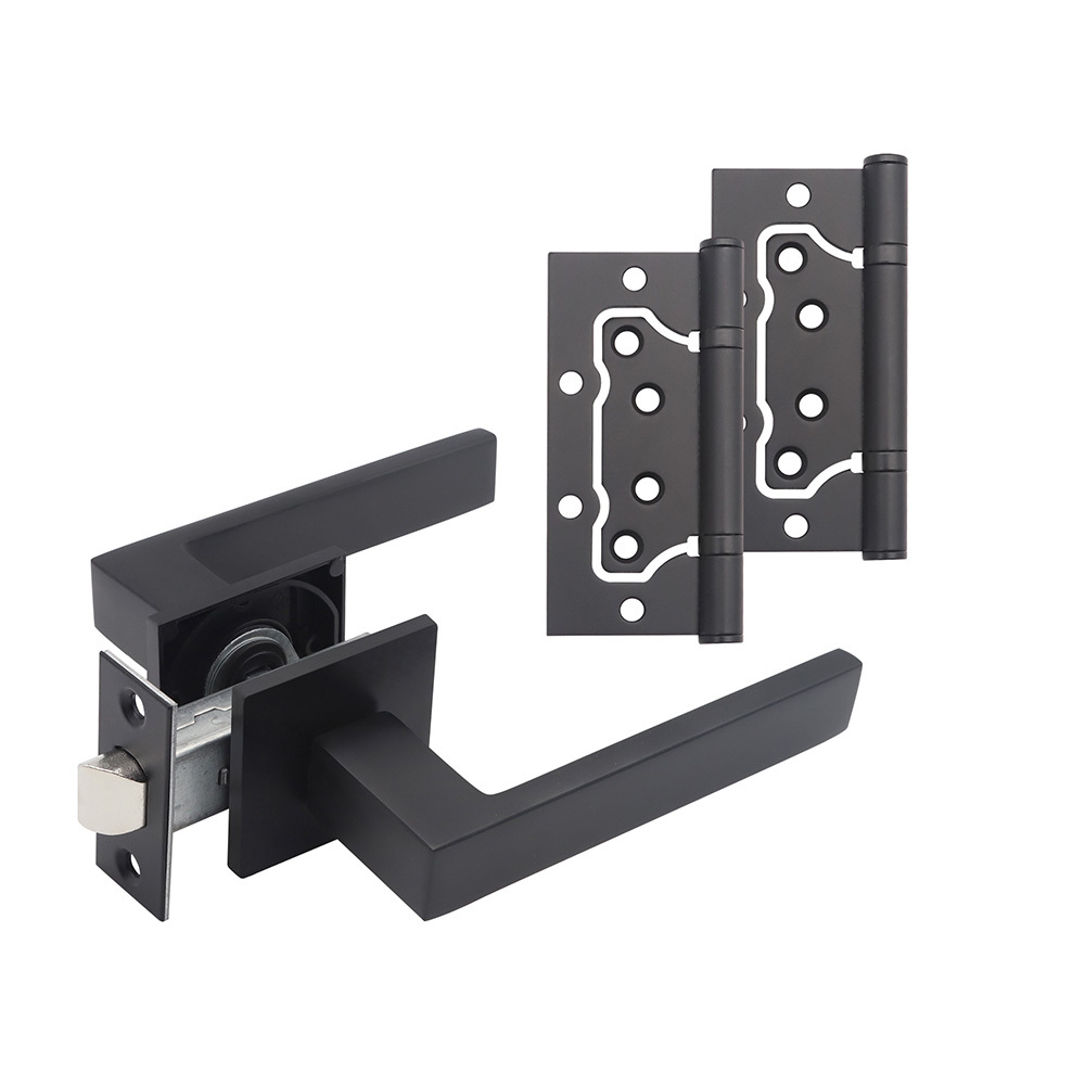 Комплект фурнитуры для двери Lavelly Marigold с защелкой и петлями квадратная розетка черный (990331) шестигранный ключ l образный 2 мм 50 шт