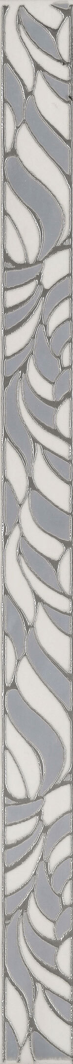 Плитка бордюр Axima Андалусия серо-белая 500x35x8 мм