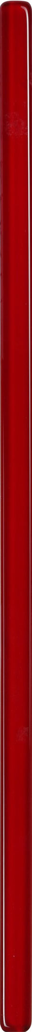 Плитка бордюр Керамин Соло 1 стеклянная красная 600x20x8,5 мм