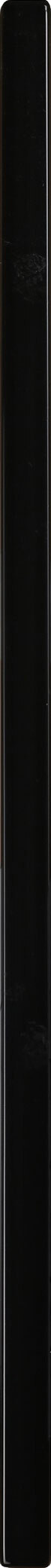 Плитка бордюр Керамин Соло 5 стеклянная черная 600x20x8,5 мм