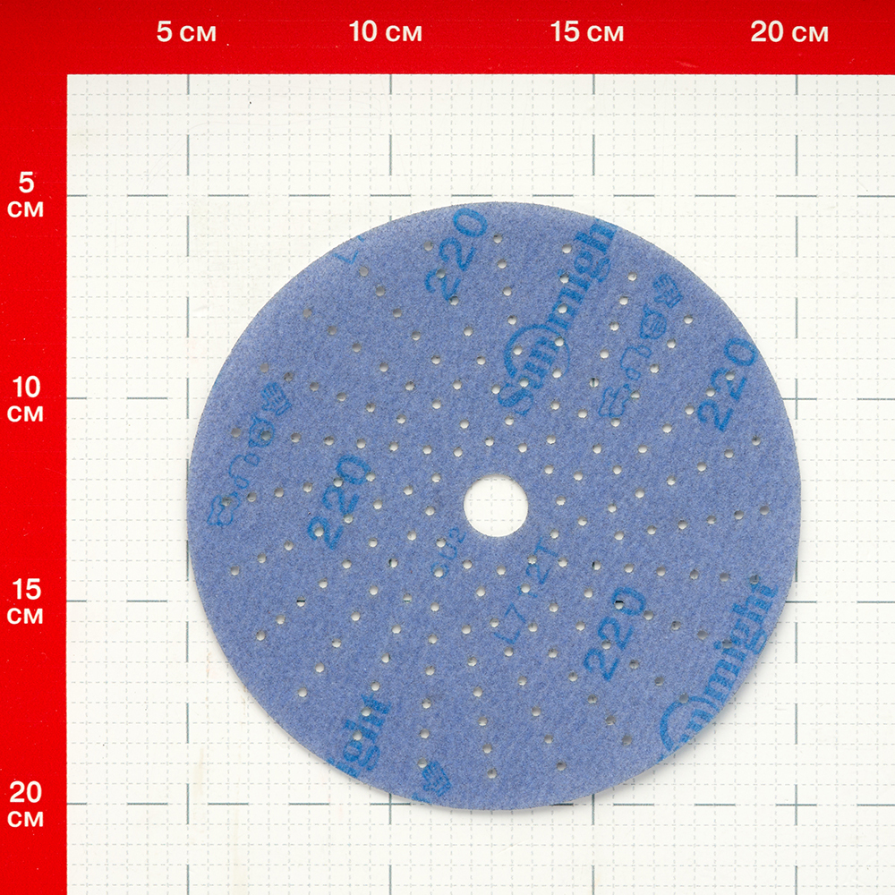 Диск шлифовальный Sunmight Ceramic d150 мм P220 на липучку пленочная основа (5 шт.) Вид№4