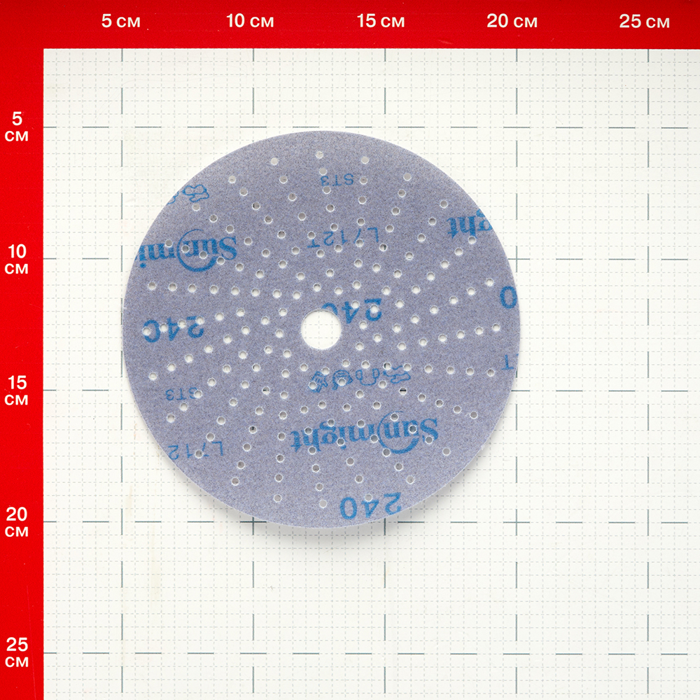 Диск шлифовальный Sunmight Ceramic d150 мм P240 на липучку пленочная основа (5 шт.) Вид№4
