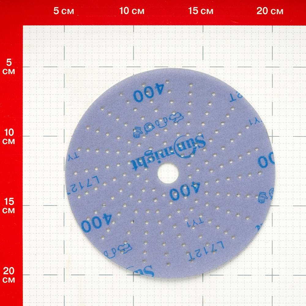 Диск шлифовальный Sunmight Ceramic d150 мм P400 на липучку пленочная основа (5 шт.) Вид№4