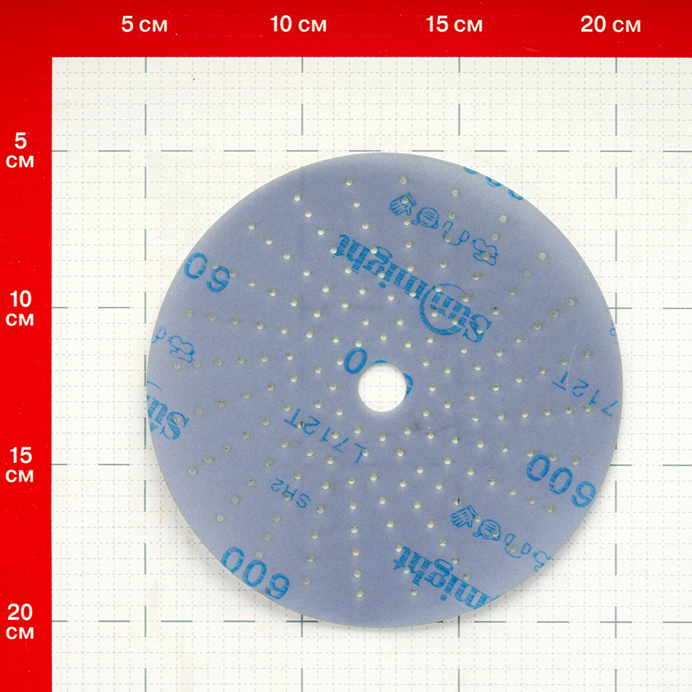 Диск шлифовальный Sunmight Ceramic d150 мм P600 на липучку пленочная основа (5 шт.) Вид№4