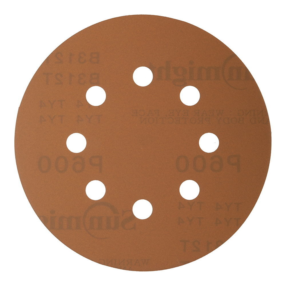 Диск шлифовальный Sunmight Gold d125 мм P600 на липучку бумажная основа (5 шт.) диск шлифовальный sunmight gold d125 мм p100 на липучку бумажная основа 5 шт