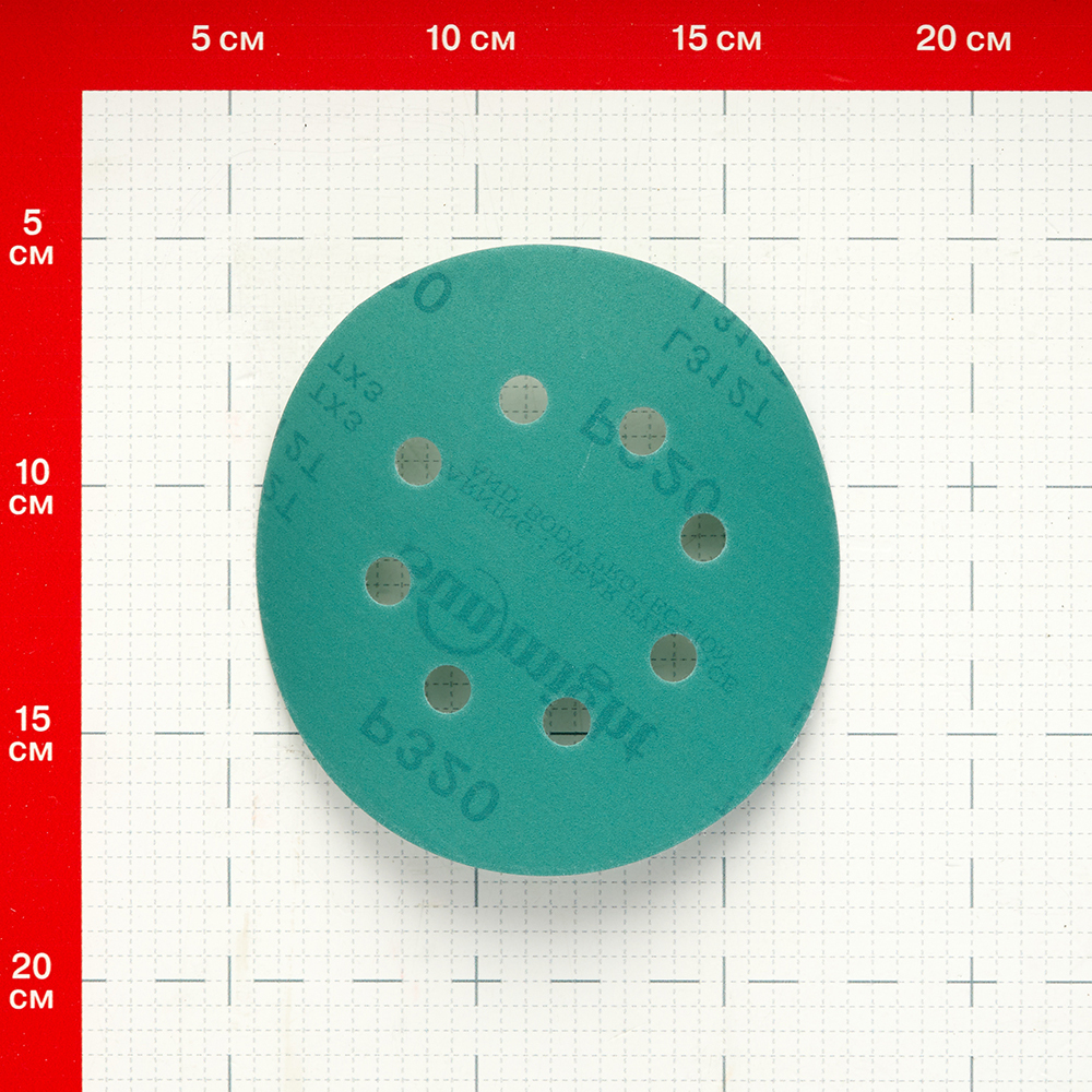 Диск шлифовальный Sunmight Film d125 мм P320 на липучку пленочная основа (5 шт.) Вид№4