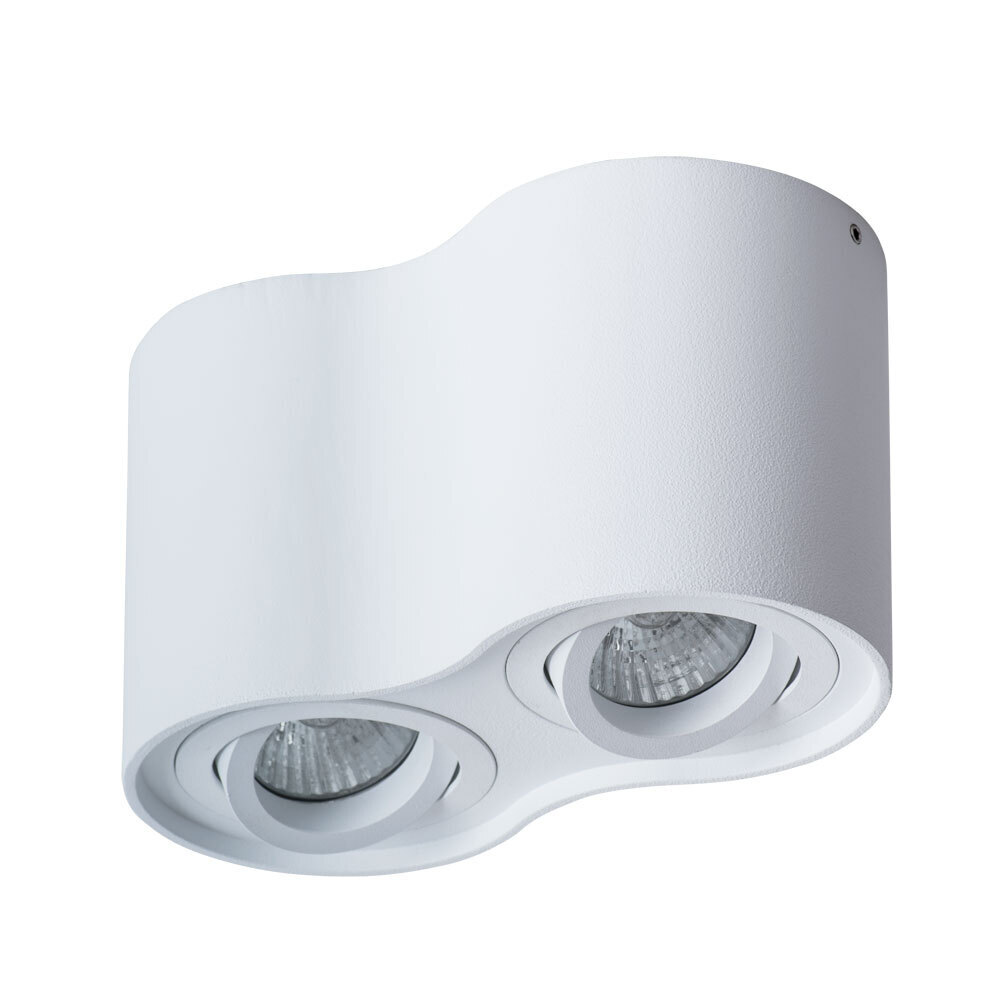 Светильник потолочный Arte Lamp Falcon GU10 100 Вт 2 кв.м белый IP20 (A5645PL-2WH) светильник точечный накладной elektrostandard dln101 gu10 2 м² цвет белый