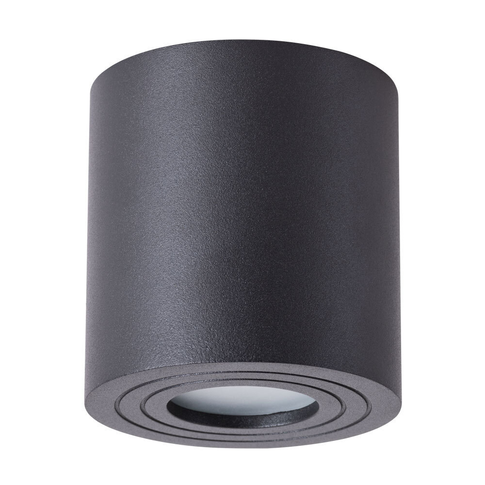 фото Светильник потолочный gu10 35 вт 95х90х95 мм ip44 arte lamp galopin (a1460pl-1bk) черный