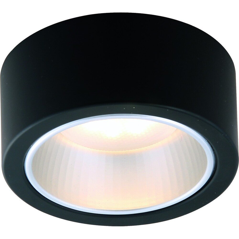 фото Светильник потолочный gx53 11 вт 135х135х60 мм ip20 arte lamp effetto (a5553pl-1bk) черный