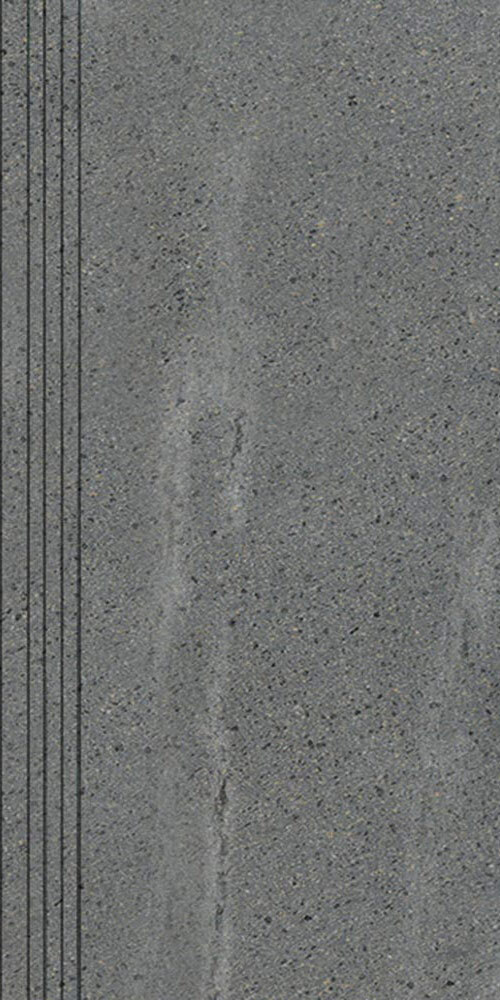 фото Керамогранит ступень керамин мемфис 2 серый 60х29,5 см