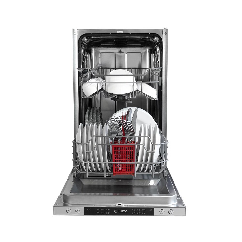 Посудомоечная машина встраиваемая Lex PM 4562 B 45 см (CHMI000300) полновстраиваемая посудомоечная машина lex pm 6072