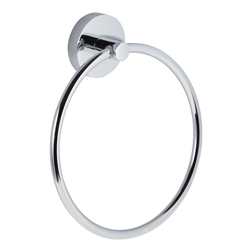 фото Полотенцедержатель кольцо iddis sena d165 мм на шуруп металл хром (sensso0i51)