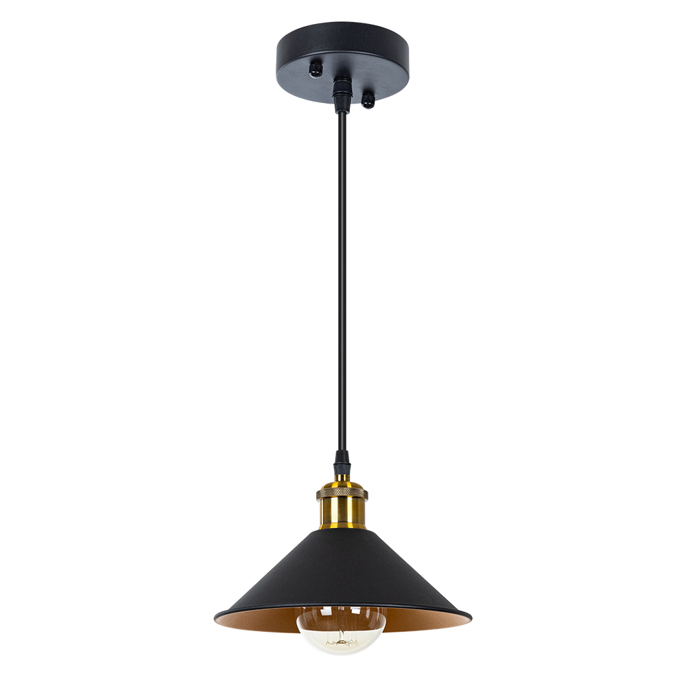 Светильник подвесной Arte Lamp Cappello E27 60 Вт 2 кв.м черный IP20 (A7037SP-1BK)