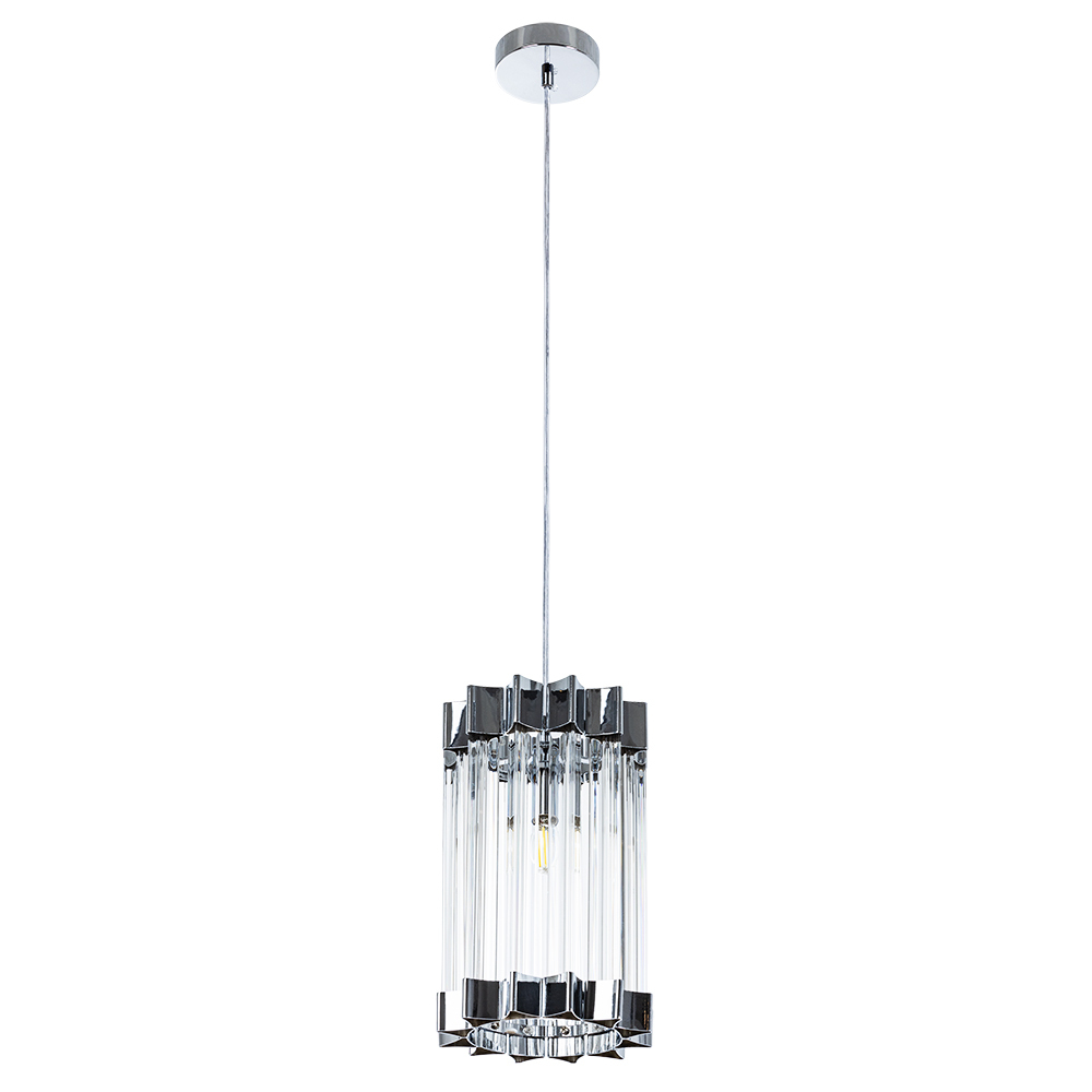 Светильник подвесной Arte Lamp Caravaggio E27 60 Вт 2 кв.м хром IP20 (A1059SP-1CC) светильник подвесной arte lamp a1059sp 9cc