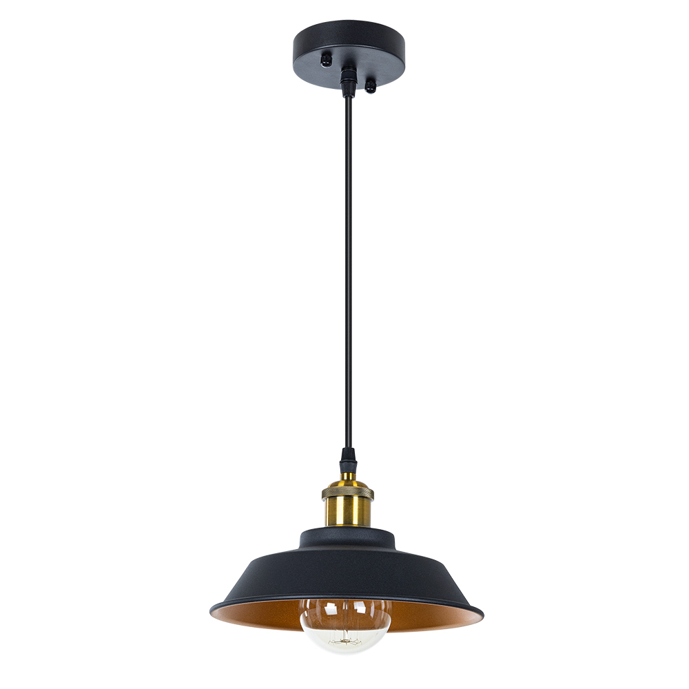 Светильник подвесной Arte Lamp Cappello E27 60 Вт 2 кв.м черный IP20 (A7038SP-1BK)