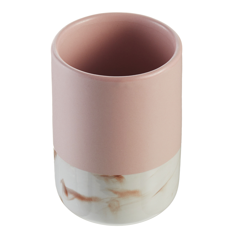 Стакан для ванной Fora Trendy настольный керамика розовый (FOR-TR044) стакан для ванной fora bounty настольный керамика бежевый for bou044