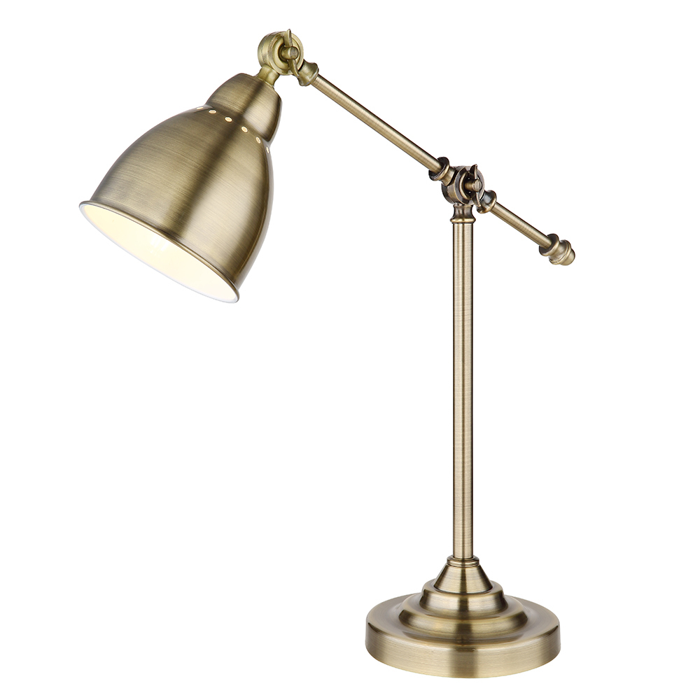 Лампа настольная E27 60 Вт Arte Lamp Braccio (A2054LT-1AB) настольная лампа artelamp braccio a2054lt 1wh белая