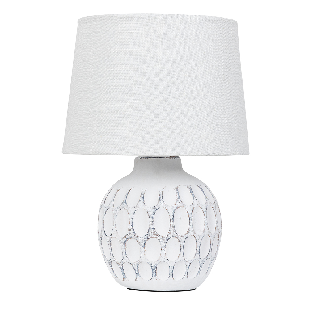 фото Лампа настольная arte lamp scheat (a5033lt-1wh) e14 40 вт 220 в ip20