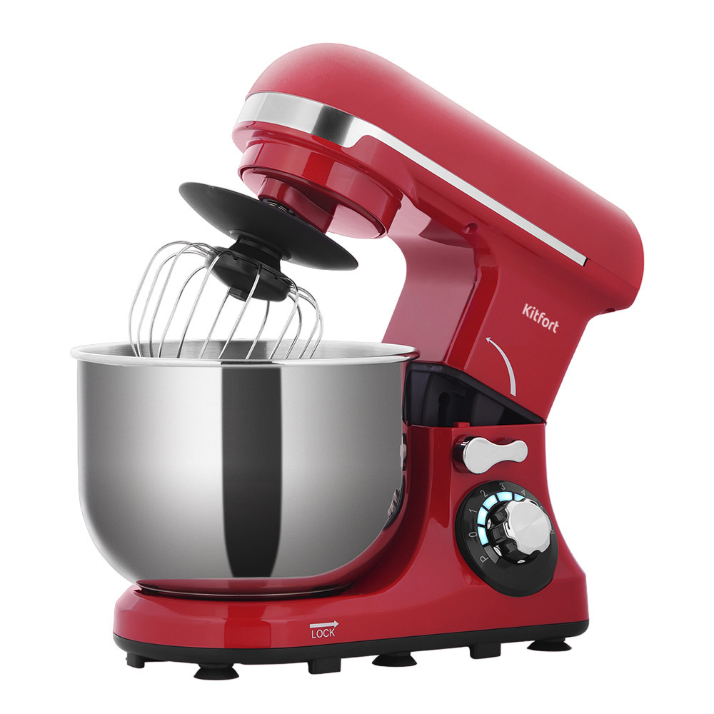 Миксер планетарный Kitfort КТ-1337-1 600 Вт 4 л красный