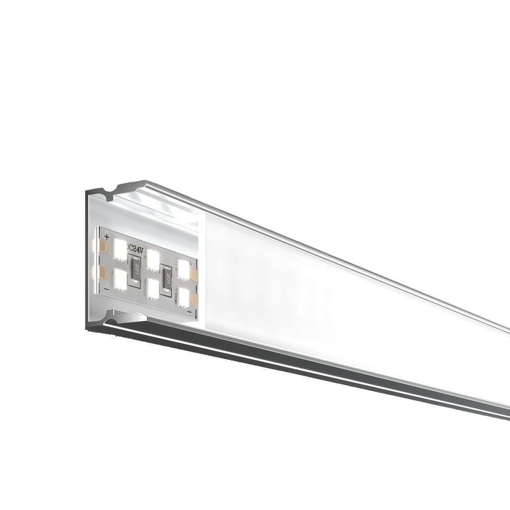 Профиль для светодиодной ленты Elektrostandard LL-2-ALP018 (a062731) 2 м прямой профиль для освещения apeyron алюминиевый 71x61 мм 2 м