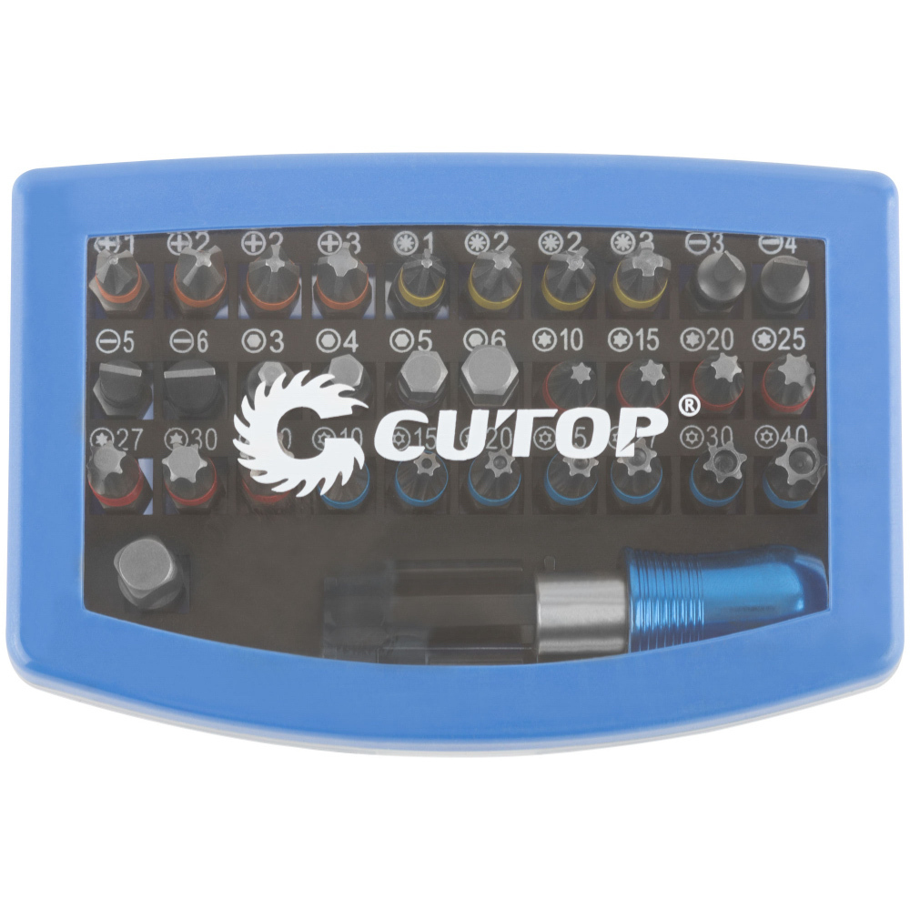 Набор бит Cutop (83-665) PH/PZ/SL/HEX/TORX/HOLE с магнитным держателем (32 шт.) Вид№3