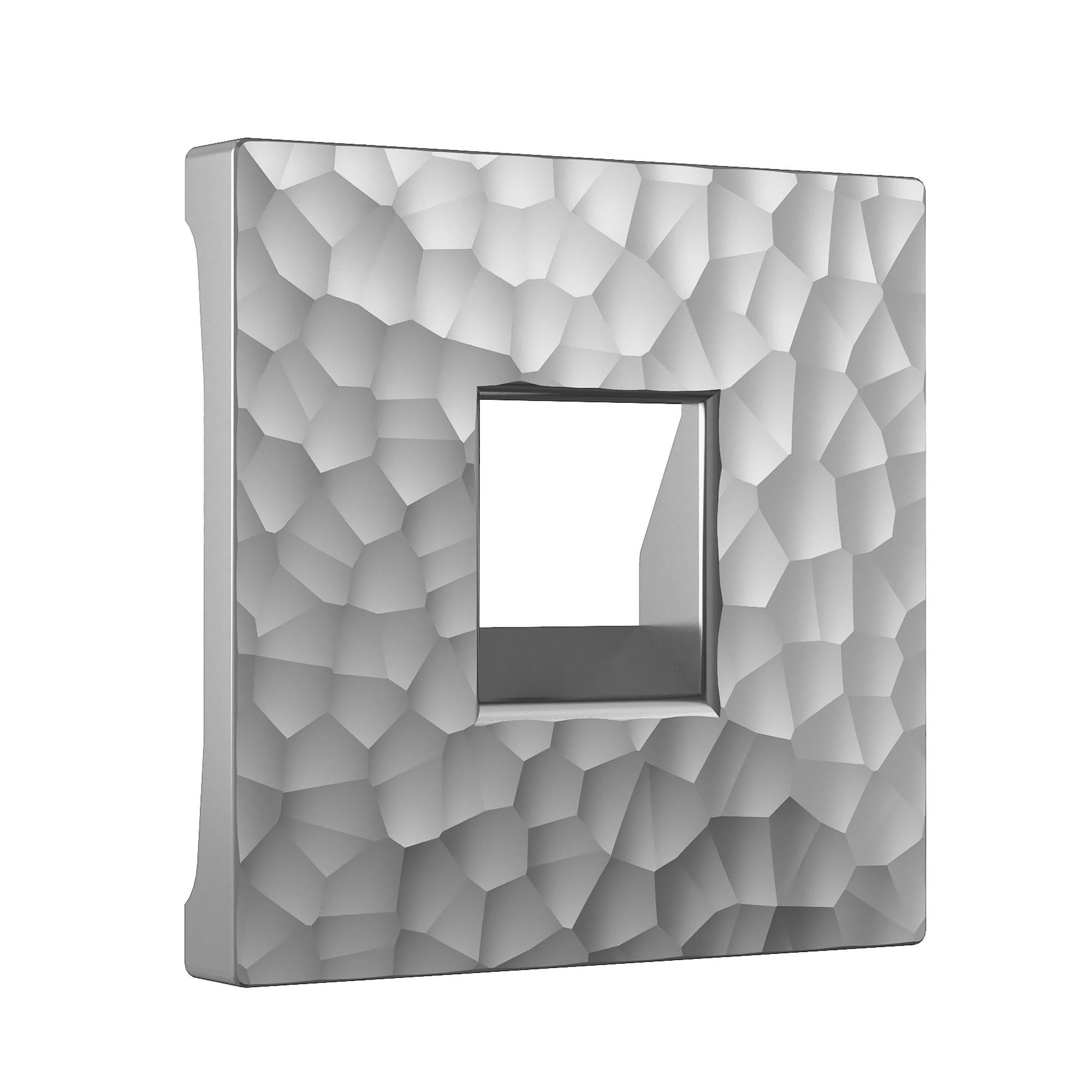 фото Накладка для компьютерной розетки rj-11 werkel hammer (a052070) скрытая установка серебро ip20