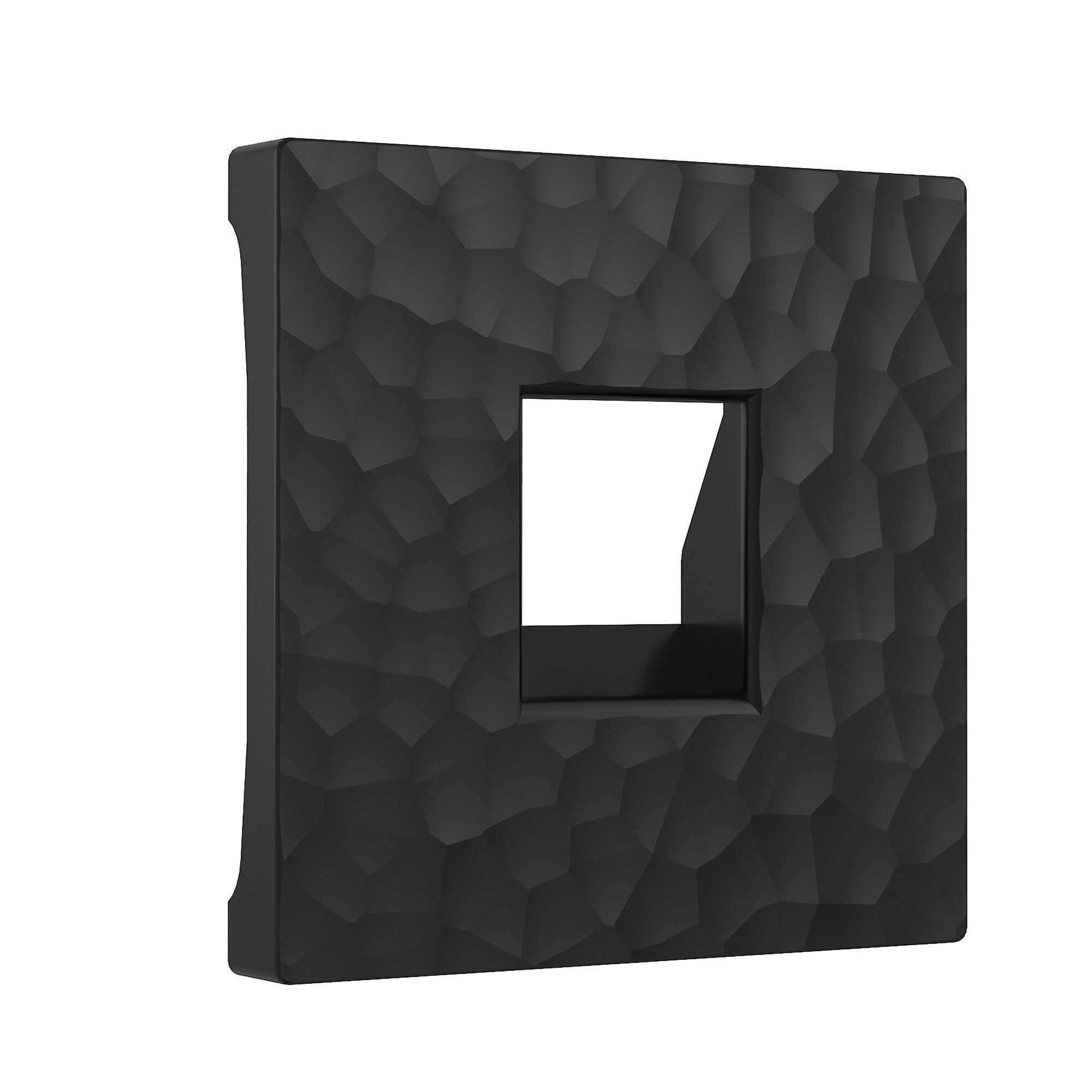 фото Накладка для компьютерной розетки rj-11 werkel hammer (a052046) скрытая установка черная ip20